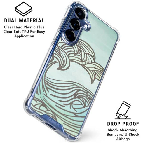 California Big Wave Galaxy S25 Clear Case